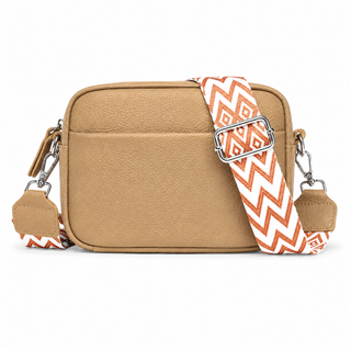 Émilienne – Sac bandoulière à sangle motif