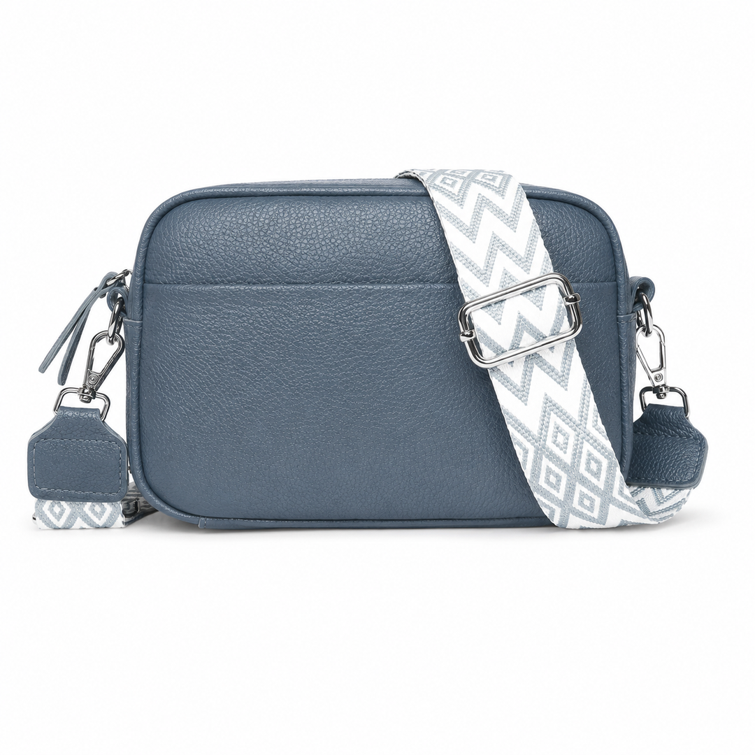 Émilienne – Sac bandoulière à sangle motif