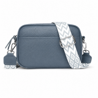 Émilienne – Sac bandoulière à sangle motif