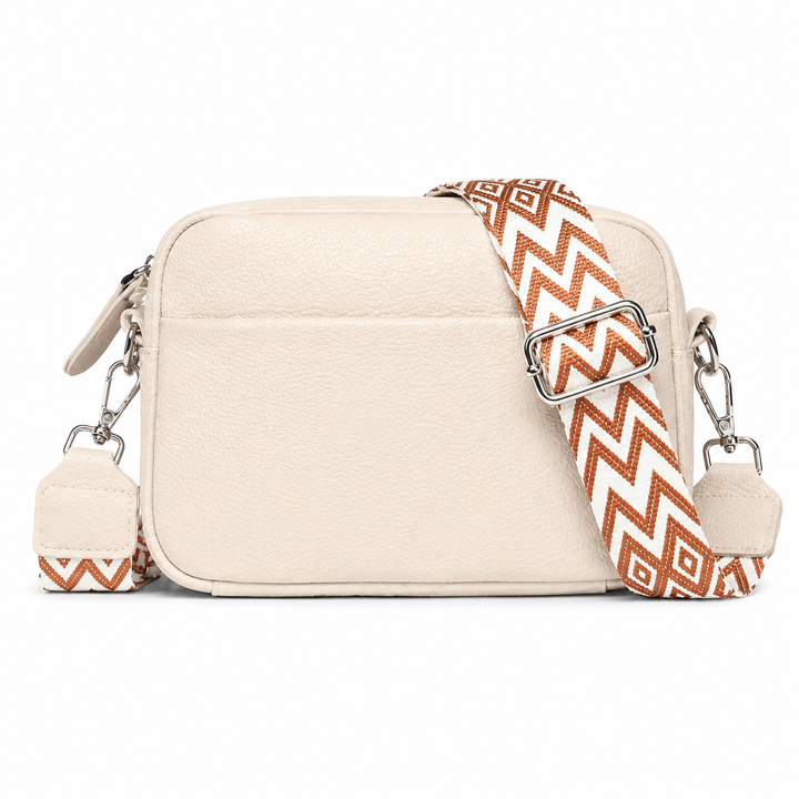 Émilienne – Sac bandoulière à sangle motif