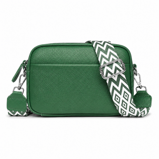 Émilienne – Sac bandoulière à sangle motif