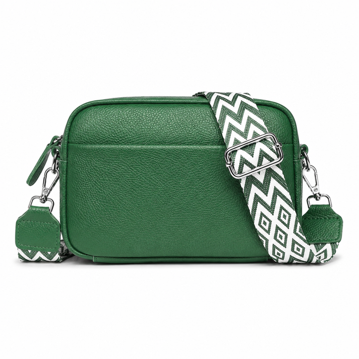 Émilienne – Sac bandoulière à sangle motif