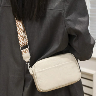 Émilienne – Sac bandoulière à sangle motif