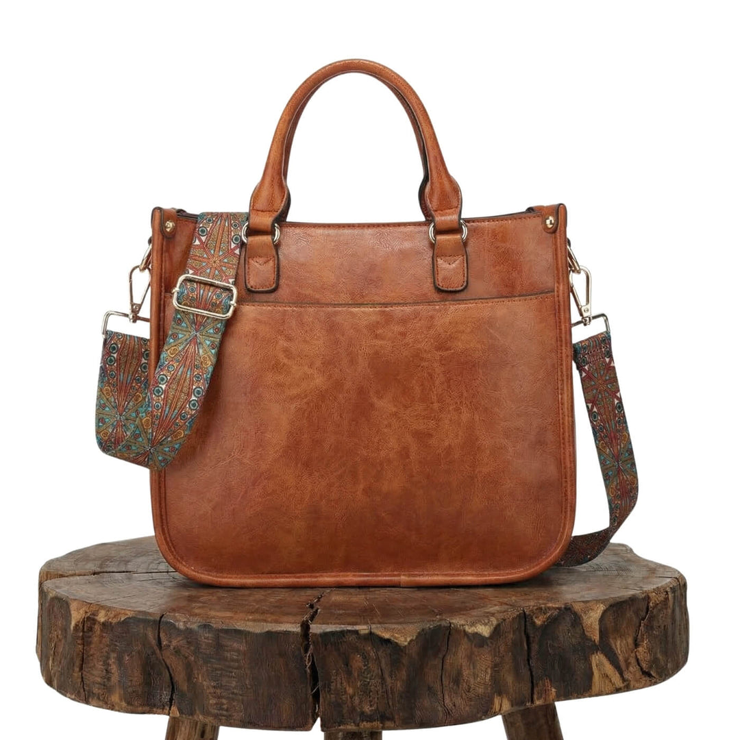 Ninon – Sac bandoulière à sangle motif