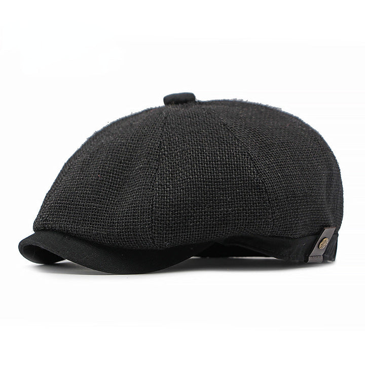 Linen Crown Cap
