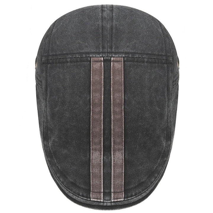 Denim Strip Cap