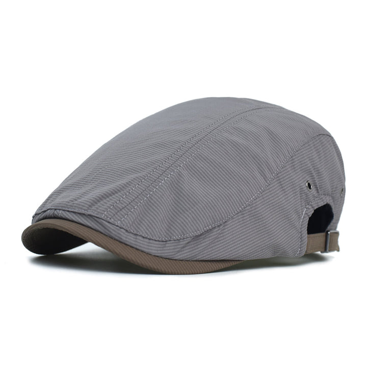 Pinstripe Cotton Cap